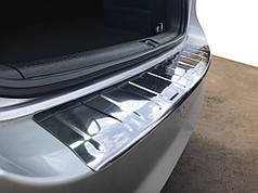 Накладка на задній бампер Carmos SW  нерж для Volkswagen Passat B7 2012-2015рр