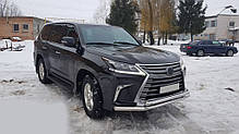 Передній захист ST014 2015-2024  нерж для Lexus LX570/450d, фото 2