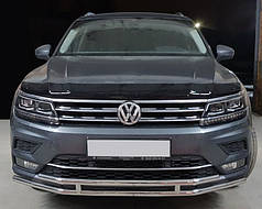 Передній захист ST016 нерж для Volkswagen Tiguan 2016-2024