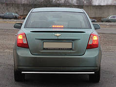 Задній захист AK002 42мм  нерж. для Chevrolet Lacetti