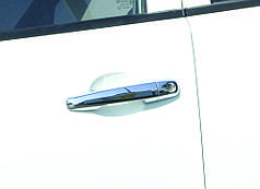 Накладки на ручки 4 шт.  нерж. OmsaLine - Італійська нержавійка для Mitsubishi L200 2006-2015 рр