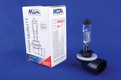 Лампа автомобільна H27 12V 27W PGJ13 ближня дальня протитуманна MTA