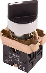 Перемикач e.mb.bd33 на 3 фіксованих положення "1-0-2" стандартна рукоятка, 2NO, E.NEXT, (p0810134)