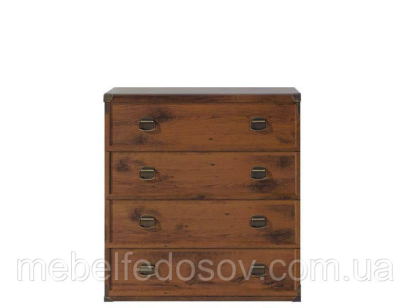 Комод JKOM_4s_80 Монтана(Индиана) (BRW/БРВ Україна) 800х400х870мм, фото 1