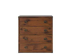 Комод JKOM_4s_80 Монтана(Индиана) (BRW/БРВ Україна) 800х400х870мм