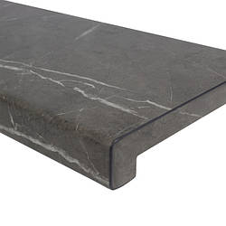 Підвіконня дерев'яне Alber (Албер) Эліт колір Камінь п'єтра антрацит глибина 150 мм