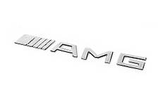 Шильдик AMG 20см  нержавійка для Тюнінг Mercedes