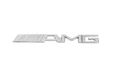 Шильдик AMG 15см  нержавійка для Тюнінг Mercedes, фото 2