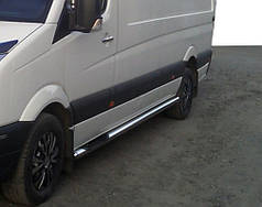 Бічні труби 2 шт.  нерж. Коротка база для Opel Movano 2004-2010 рр