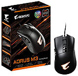 Мишка Gigabyte Aorus M3 RGB Black Чорний DS, фото 6