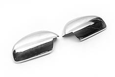 Накладки на дзеркала 2 шт  нерж. OmsaLine - Італійська нержавійка для Opel Signum 2005-2024 рр