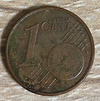 Монета 1 евро цент Ирландия 2003. В коллекцию!