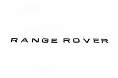 Напис чорний глянець тип-2 для Тюнінг LandRover Range Rover