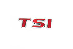 Напис TSI під оригінал Всі червоні для Volkswagen Scirocco