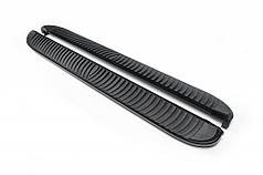 Бокові пороги Tayga Black 2 шт.  Алюміній для BMW X5 F-15 2013-2018рр