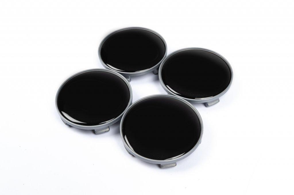 Ковпачки на диски 65мм V1 чорні 4 шт для Тюнінг Toyota