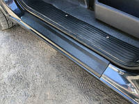 Накладки на пороги ABS 2 шт пластик Глянцевые для Mercedes Vito W638 1996-2003 гг