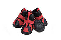 Зимові черевики для собак малих порід 4,8*3,9 см Ruispet № 4 чорні (4 шт./упак)