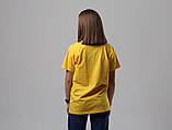 Сонячно жовта 💛Базова яскрава oversize однотонна бавовняна футболка — Fruit of the loom Valueweight, фото 5