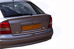 Кромка багажника нерж Carmos - Турецька сталь для Opel Astra G classic 1998-2012рр