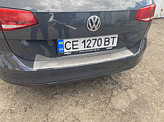 Накладка на задній бампер OmsaLine нерж Sedan для Volkswagen Passat B8 2015-2024 рр