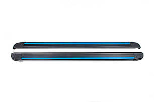 Бокові пороги Maya Blue 2 шт.  алюміній для Cadillac XT5, фото 2
