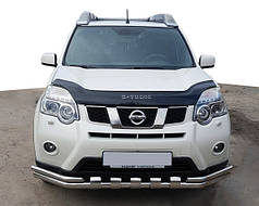 Передній захист ST015 нерж. для Nissan X-trail T31 2007-2014рр