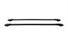 Перемички на рейлінги під ключ 2 шт Чорний для Skoda Octavia III A7 2013-2019рр, фото 2
