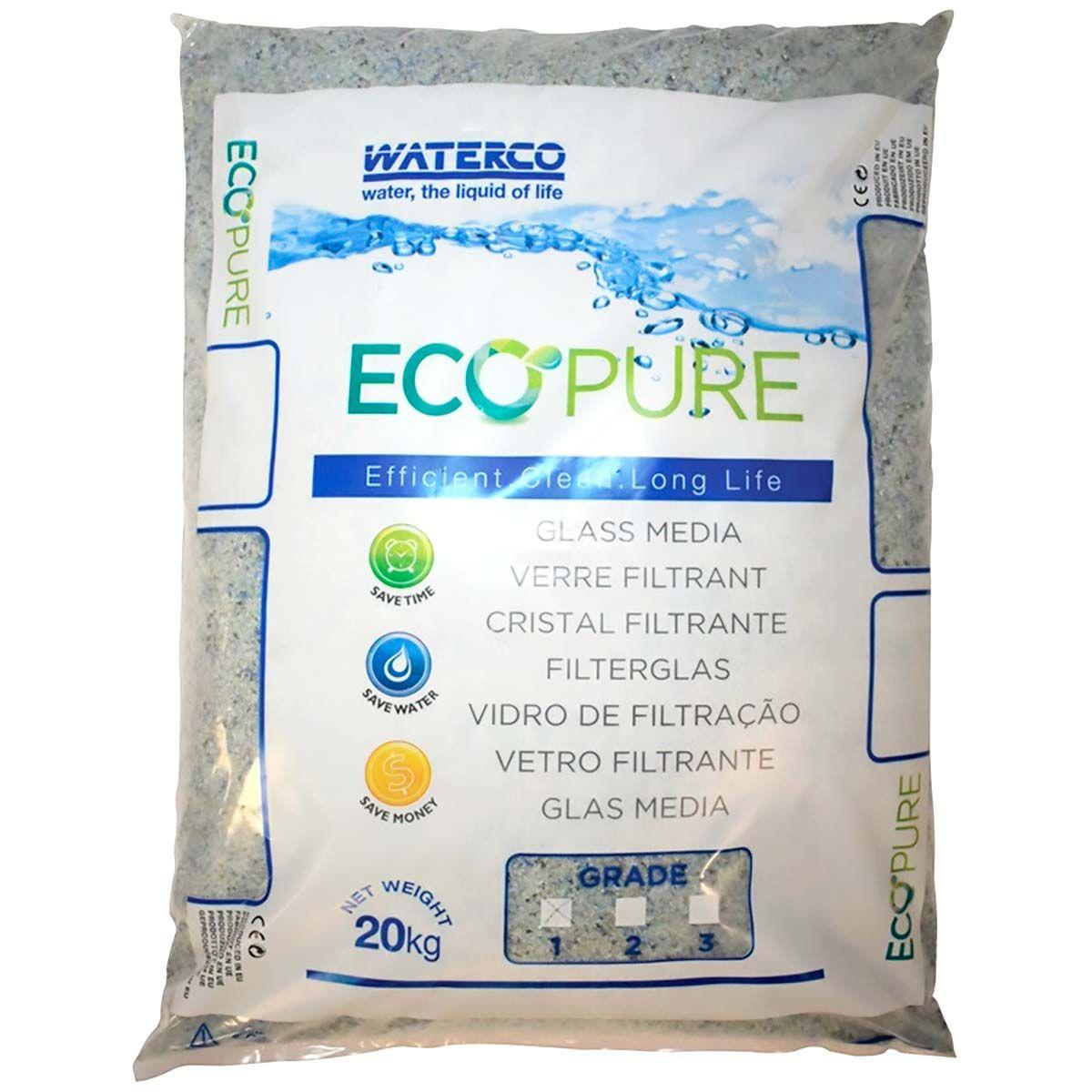 Скляний фільтруючий елемент Waterco EcoPure (Англія) 0,5–1,0 мм (25 кг)