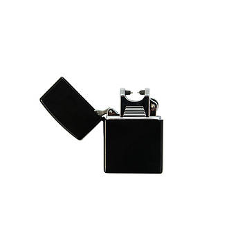 Електрозапальничка Jinlun USB 215 Чорна електроімпульсна запальничка, електрична запальничка в подарунок (ST)