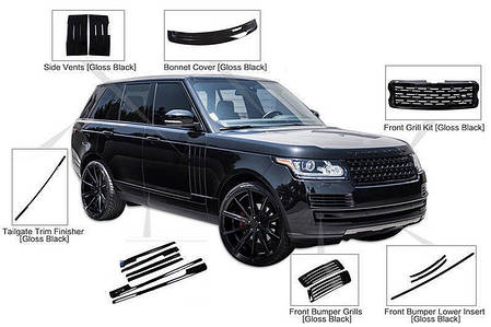 Комплект обвісів 2013-2017 BlackEdition  великий для Range Rover IV L405 рр, фото 2