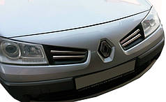 Накладки на решітку модель 2006-2024  4 шт  нерж OmsaLine - Італійська нержавійка для Renault Megane II рр