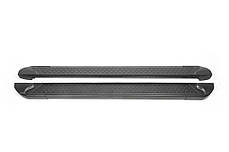 Бокові пороги Allmond Black 2 шт.  алюміній для Kia Niro 2016-2024 рр, фото 3