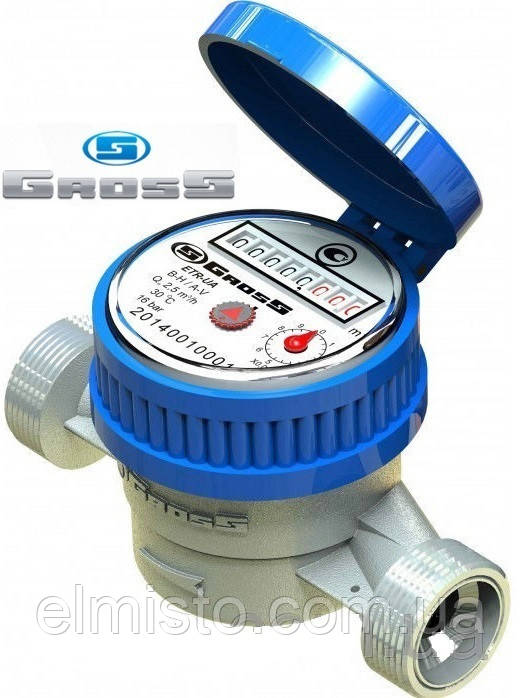 Лічильник холодної води Gross ETR-UA 3/4" Ду-20 за найкращим ...