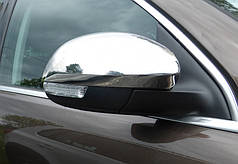 Накладка на дзеркала 2 шт.  нерж. Carmos - Турецька сталь для Seat Alhambra 2010-2024 рр
