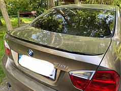 Спойлер LIP V1 1234 Upgrade  чорний для BMW 3 серія E-90/91/92/93 2005-2011рр