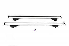Перемички на вбудовані рейлінги під ключ Wizard V2 2 шт 125см  сірі для Seat Leon 2013-2020 рр