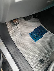 Поліуретанові килимки 3 ряди EVA  сірі Середній ряд - 3 місця для Toyota Sequoia