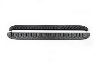 Бокові пороги Tayga Black 2 шт.  Алюміній для Acura MDX 2013-2024 рр, фото 2
