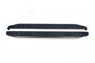 Бокові пороги BlackLine 2 шт.  Алюміній для Acura MDX 2013-2024 рр, фото 2