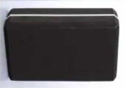 Блок для йоги (цегла) MS 0858-6, 23.5*15*8см, 220г, різном. кольори чорний
