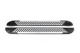Бокові пороги Line 2 шт.  Алюміній для Acura MDX 2013-2024 рр, фото 2