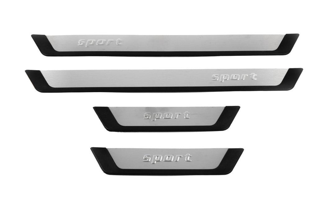 Накладки на пороги Flexill 4шт Sport для Skoda Octavia III A7 2013-2019рр