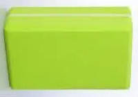 Блок для йоги (кирпич) MS 0858-6, 23.5*15*8см, 220г, разн. цвета салатовый