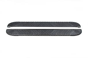 Бокові пороги Bosphorus Black 2 шт.  Алюміній для Acura MDX 2013-2024 рр, фото 2