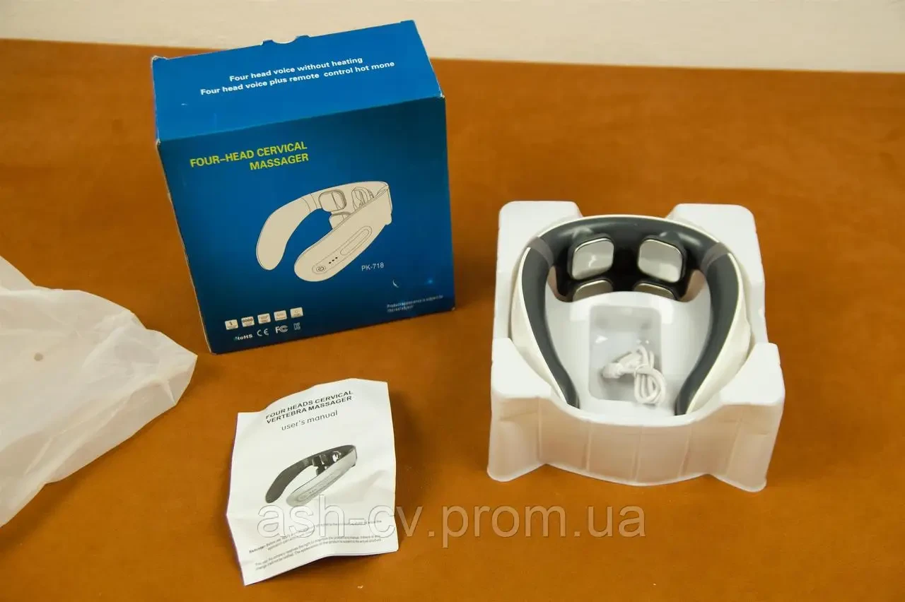 Масажер імпульсний для шиї Massager PK-718