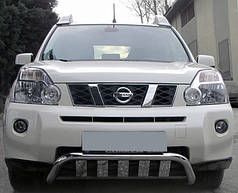 Передній захист WT009 нерж для Nissan X-trail T31 2007-2014рр