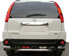 Задні кути з центральної AK0073 2 шт.  нерж. для Nissan X-trail T31 2007-2014рр
