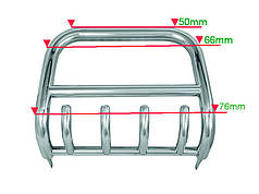 Кенгурятник QT006 нерж. для Honda HR-V 1998-2006 рр