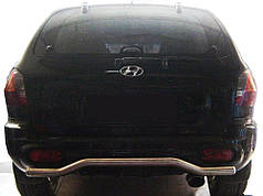 Задня дуга AK004 нерж. для Hyundai Santa Fe 1 2000-2006 рр